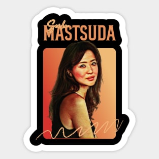 Seiko Matsuda // Retro 80s Fan Art Design Sticker